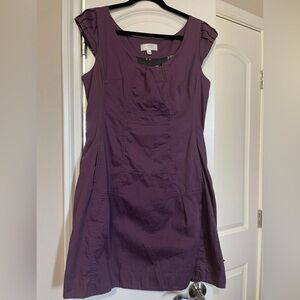 Moulinette Soeurs Rich Plum Mini Dress